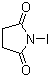 N-碘代丁二酰亚胺分子结构 (CAS 516-12-1)