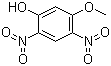 5-甲氧基-2,4-二硝基苯酚分子结构 (CAS 51652-35-8)