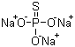 结构式 CAS# 51674-17-0, 硫代磷酸钠