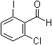 2-氯-6-碘苯甲醛分子结构 (CAS 51738-07-9)