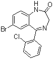 芬纳西泮分子结构 (CAS 51753-57-2)