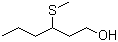 3-甲硫基-1-己醇分子结构 (CAS 51755-66-9)