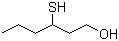 3-巯基-1-己醇分子结构 (CAS 51755-83-0)
