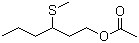 3-(甲硫基)己醇乙酸酯分子结构 (CAS 51755-85-2)