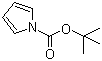 N-叔丁氧羰基吡咯分子结构 (CAS 5176-27-2)