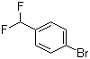 1-溴-4-(二氟甲基)苯分子结构 (CAS 51776-71-7)