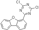 2,4-二氯-6-(4-二苯并呋喃基)-1,3,5-三嗪分子结构 (CAS 51800-19-2)