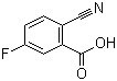 2-Cyano-5-fluorobenzoic acid molecular structure (CAS 518070-24-1)