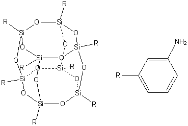 1,3,5,7,9,11,13,15-Octakis(3-aminophenyl)octasilsesquioxane molecular structure (CAS 518359-82-5)