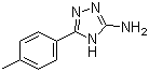 5-(4-甲基苯基)-4H-1,2,4-三唑-3-胺分子结构 (CAS 51884-11-8)