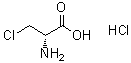 3-氯-D-丙氨酸盐酸盐分子结构 (CAS 51887-88-8)