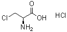 3-氯-L-丙氨酸盐酸盐分子结构 (CAS 51887-89-9)
