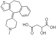 苯噻啶苹果酸盐分子结构 (CAS 5189-11-7)