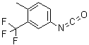 3-(三氟甲基)-4-甲基苯基异氰酸酯分子结构 (CAS 51903-64-1)