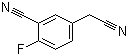 3-氰基-4-氟苯乙腈分子结构 (CAS 519059-09-7)