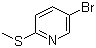 5-溴-2-(甲硫基)吡啶分子结构 (CAS 51933-78-9)