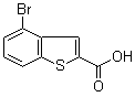 4-溴苯并[b]噻吩-2-羧酸分子结构 (CAS 5194-37-6)