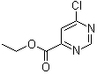 6-氯嘧啶-4-羧酸乙酯分子结构 (CAS 51940-63-7)