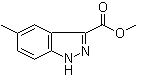 5-甲基-1H-吲唑-3-羧酸甲酯分子结构 (CAS 51941-85-6)