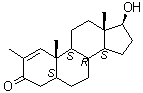 17beta-羟基-2-甲基-5alpha-雄甾-1-烯-3-酮分子结构 (CAS 5197-58-0)