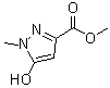 5-羟基-1-甲基-1H-吡唑-3-羧酸甲酯分子结构 (CAS 51985-95-6)