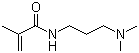 N-(3-二甲氨基丙基)甲基丙烯酰胺分子结构 (CAS 5205-93-6)