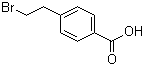 4-(2-溴乙基)苯甲酸分子结构 (CAS 52062-92-7)
