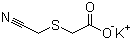 structure of CAS# 52069-54-2, Potassium [(cyanomethyl)thio]acetate
