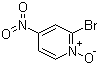 2-溴-4-硝基吡啶 N-氧化物分子结构 (CAS 52092-43-0)
