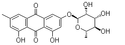 泻鼠李皮苷 A分子结构 (CAS 521-62-0)