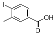 3-甲基-4-碘苯甲酸分子结构 (CAS 52107-87-6)