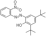 2-(2'-硝基苯偶氮)-4,6-二叔丁基酚分子结构 (CAS 52184-14-2)