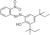 2-(2'-硝基苯偶氮)-4,6-二叔戊基酚分子结构 (CAS 52184-19-7)