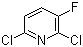 2,6-二氯-3-氟吡啶分子结构 (CAS 52208-50-1)