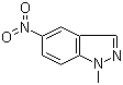 结构式 CAS# 5228-49-9, 1-甲基-5-硝基-1H-吲唑