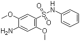 4-氨基-2,5-二甲氧基-N-苯基苯磺酰胺分子结构 (CAS 52298-44-9)