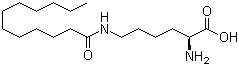 N-(十二酰基)赖氨酸分子结构 (CAS 52315-75-0)