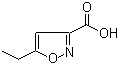 5-乙基异恶唑-3-甲酸分子结构 (CAS 52320-59-9)