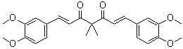 四甲基姜黄素分子结构 (CAS 52328-97-9)