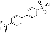 4'-三氟甲基联苯-4-磺酰氯分子结构 (CAS 524046-23-9)
