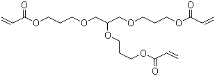甘油三羟丙基醚三丙烯酸酯分子结构 (CAS 52408-84-1)