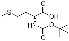 N-Boc-D-蛋氨酸分子结构 (CAS 5241-66-7)