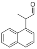 structure of CAS# 52417-52-4, Evocalcet Impurity 1;2-(Naphthalen-1-yl)propanal