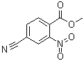 4-氰基-2-硝基苯甲酸甲酯分子结构 (CAS 52449-76-0)
