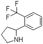 2-[2-(三氟甲基)苯基]吡咯烷分子结构 (CAS 524674-04-2)
