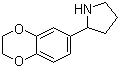 2-(2,3-二氢-1,4-苯并二氧六环-6-基)吡咯烷分子结构 (CAS 524674-08-6)