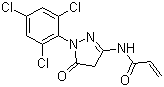 1-(2,4,6-三氯苯基)-3-丙烯酰胺基-5-吡唑酮分子结构 (CAS 52472-98-7)