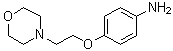 4-[[2-(4-吗啉基)乙基]氧基]苯胺分子结构 (CAS 52481-41-1)