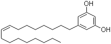 5-[(Z)-十七-8-烯基]间苯二酚分子结构 (CAS 52483-19-9)