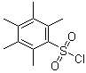 structure of CAS# 52499-94-2, Pentamethylphenylsulfonyl chloride;2,3,4,5,6-Pentamethylbenzenesulfonyl chloride; Pentamethylbenzenesulfonyl chloride